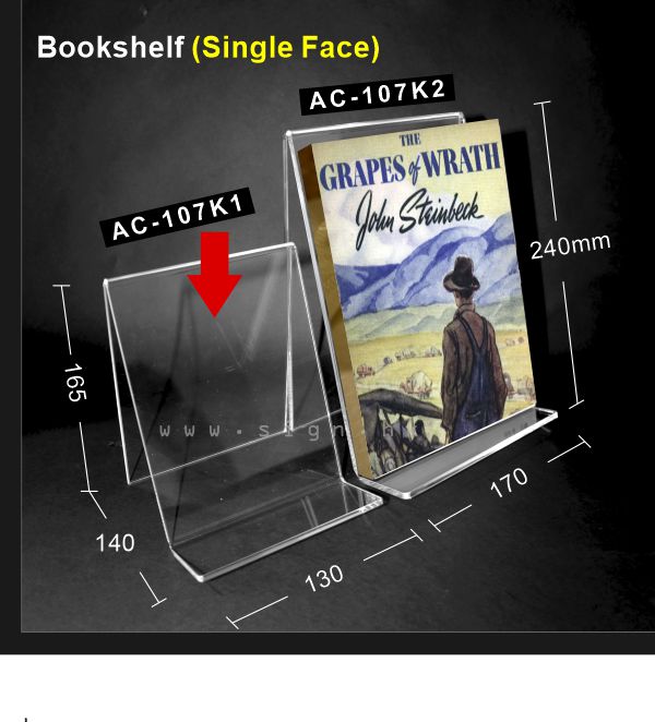 book holder Display Holder 陳列架 Acrylic Products 透明膠架 膠片 書架