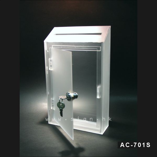 AC-701S Acrylic Products 透明膠架 膠片 膠盒 信箱 letterbox mailbox postbox