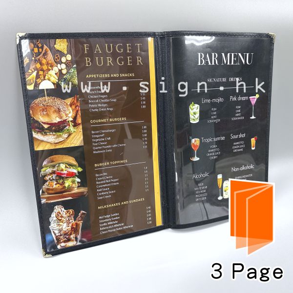 A4 Leaflet Holder A4 catalog Holder||A4 單張展示架 pvc Products 冊子架 透明膠架 膠片  趟紙膠架 CARD CASE AC-A4X 單張入紙膠套||MENU CASE 菜牌餐牌