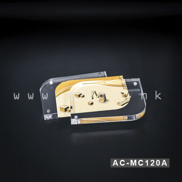 AC-MC120A Magnet Acrylic Products sign holder paper holder 冊子架 透明膠架 膠片 膠盒 磁石膠
