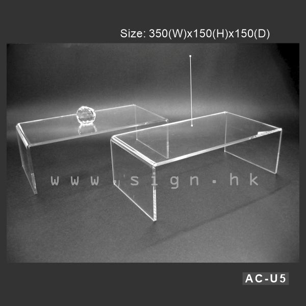 Riser Display holder Product holder 陳列架 AC-U5 Acrylic Products 冊子架 透明膠架 膠片
