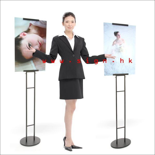 Foam board stand Foam board架 POP-12C 展示架 噴畫展架 foam board display stand foam board holder POP Display 橫額展示架 H架 H型展示架