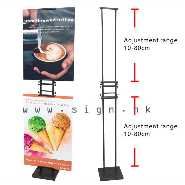 Foam board stand Foam board架 POP-12HX 展示架 噴畫展架 foam board display stand foam board holder POP Display 橫額展示架 H架 H型展示架