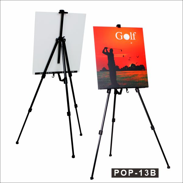 Tripod foam board stand POP-13B 展示架 噴畫展架 foam board display stand foam board holder POP Display 橫額展示架 鋁質伸縮型 Foamboard 架 (小)||||舊廠：海納 WR-PB-X(C)   Y38-||舊廠：祈緣 Y25-