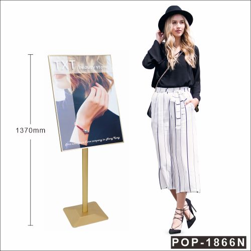 POP-52 橫額噴畫展架 foam board display stand foam board holder POP Display Wood Display Stand 木製伸縮展示架