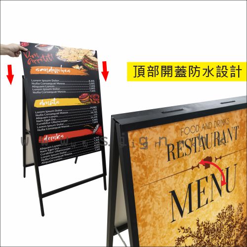 Foam board stand-Foam board架-展示架-foam board display stand-foam board holder-POP Display-橫-便攜 Foam Board-A shaped stand-A字海報架-雙面海報架-A字架-A shape Poster Stand