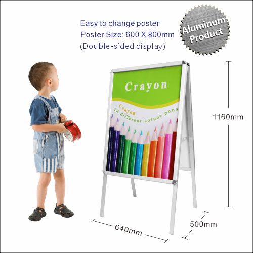 A字海報架-雙面海報架-A字架-A shape Poster Stand-鋁製海報架-Poster Stand